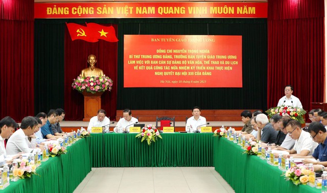 Nửa nhiệm kỳ triển khai Nghị quyết Đại hội XIII của Đảng: Sứ mệnh soi đường cho quốc dân đi một lần nữa lại được đặt ra cho văn hóa - Ảnh 4.