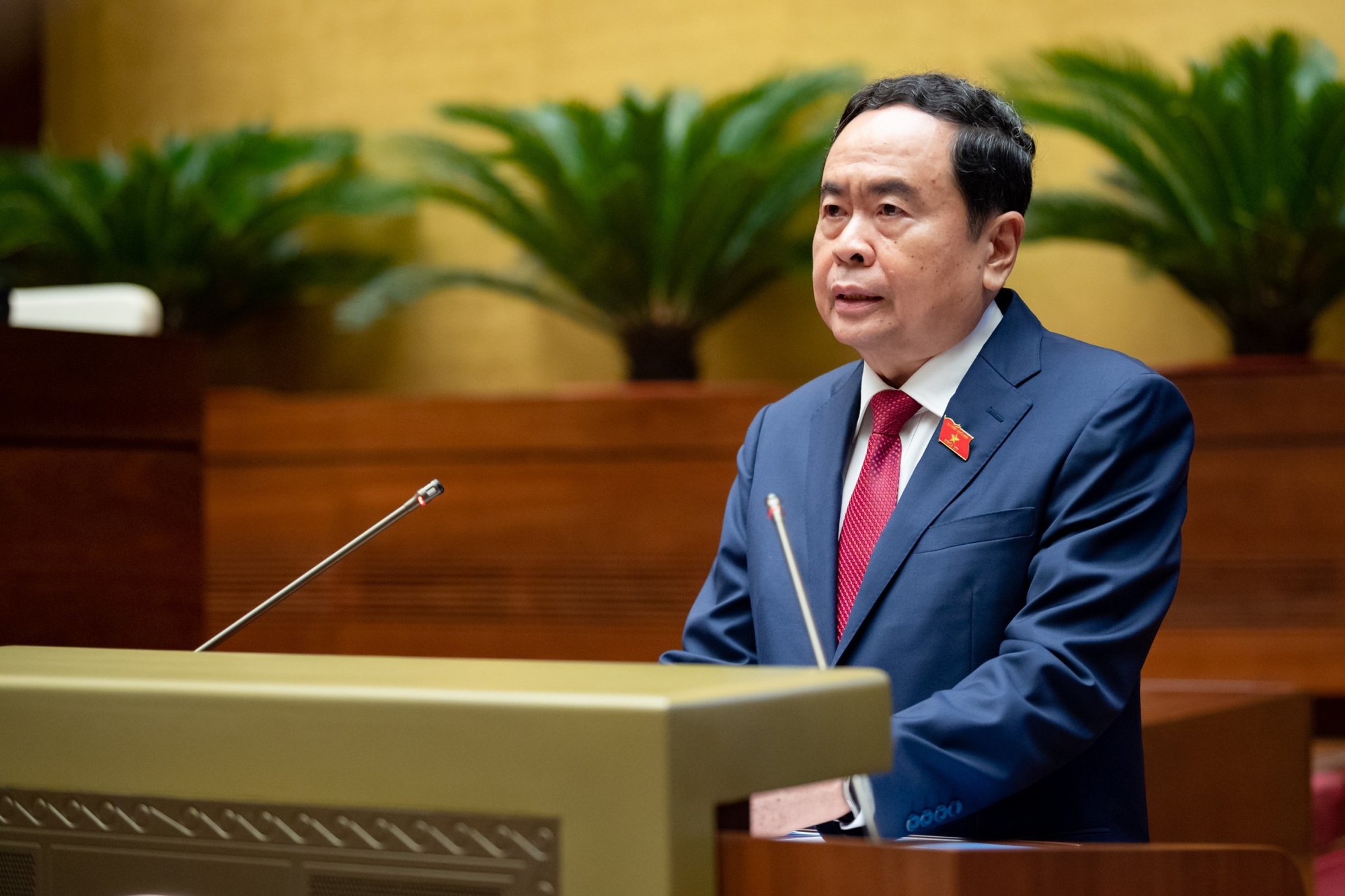 Lần đầu tiên diễn ra Hội nghị toàn quốc triển khai luật, nghị quyết của Quốc hội - Ảnh 2.