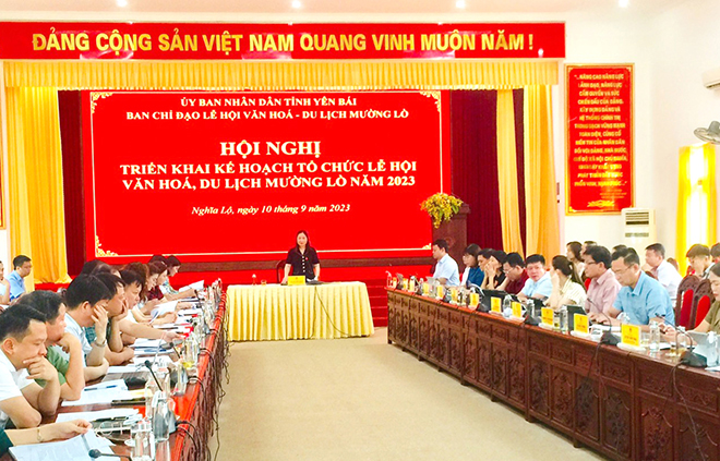 Yên Bái triển khai Kế hoạch tổ chức Lễ hội Văn hóa, Du lịch Mường Lò năm 2023 - Ảnh 2.
