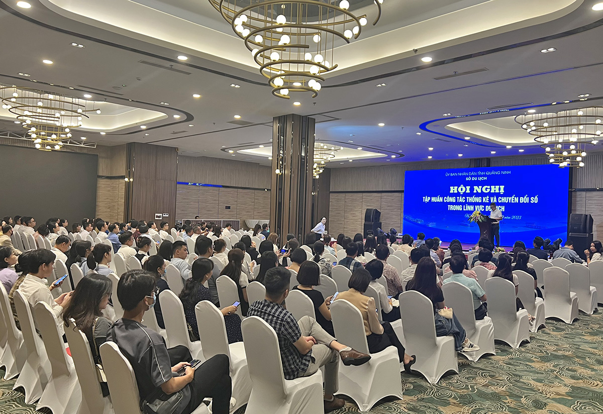 Trung tâm Thông tin du lịch (Cục Du lịch Quốc gia Việt Nam) hỗ trợ tập huấn công tác thống kê và chuyển đổi số trong du lịch tại Quảng Ninh - Ảnh 2.