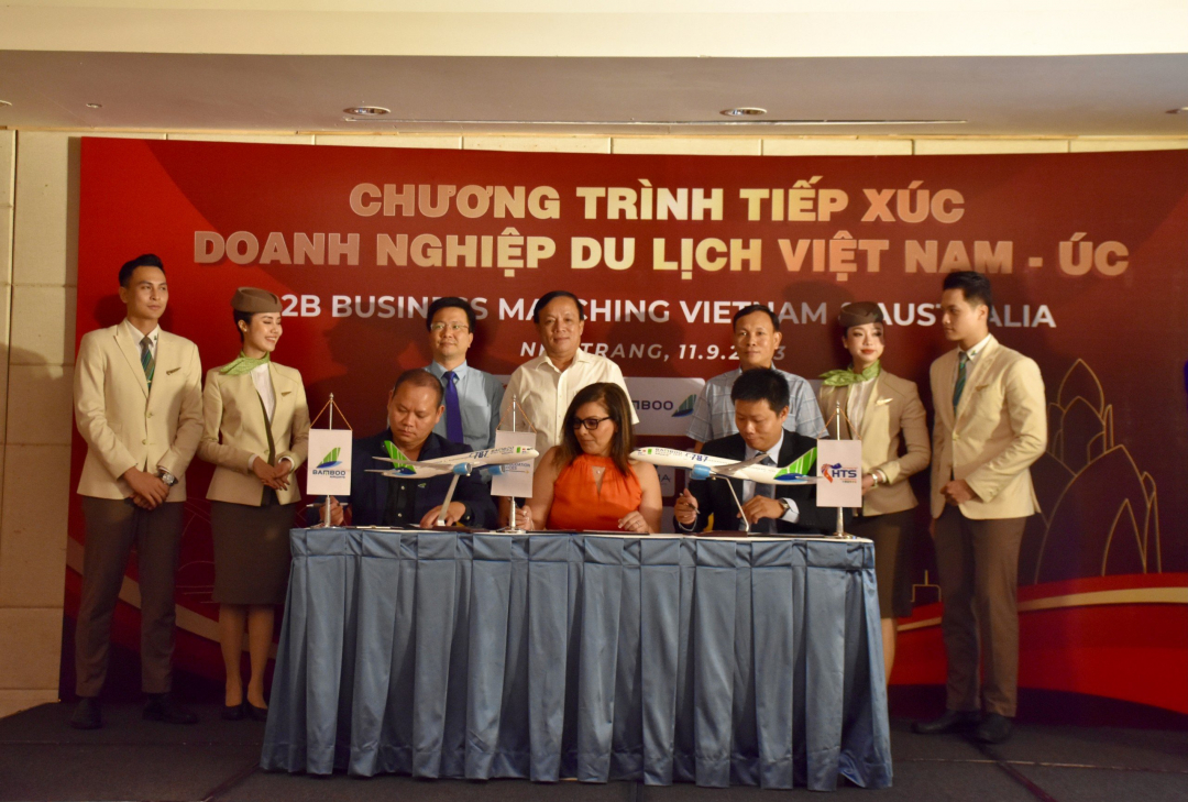 Doanh nghiệp du lịch Khánh Hòa ký kết hợp tác với các đơn vị lữ hành Australia - Ảnh 2.