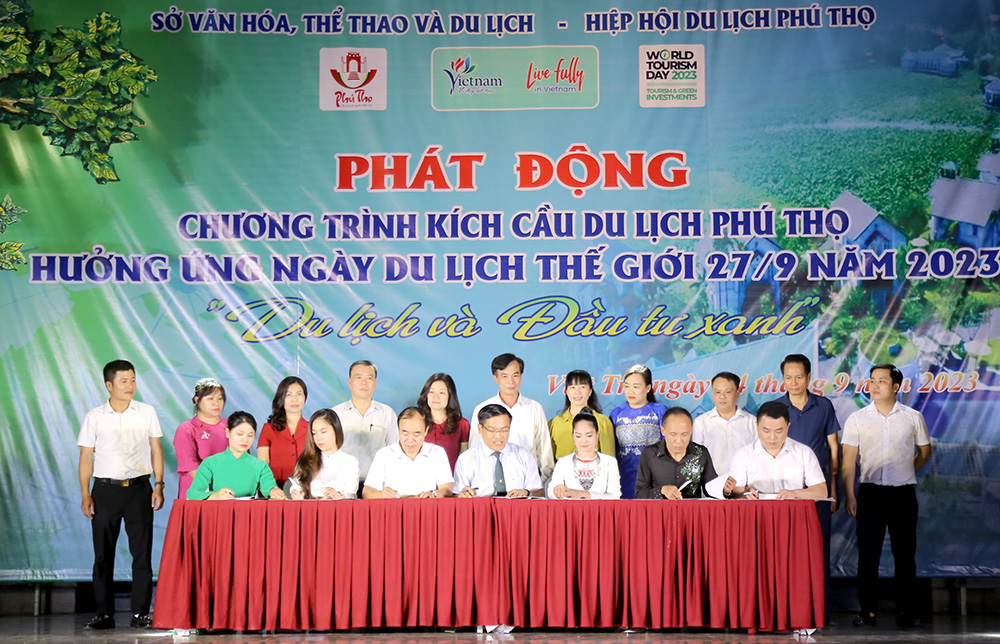 Phát động chương trình kích cầu du lịch Phú Thọ - Ảnh 1.