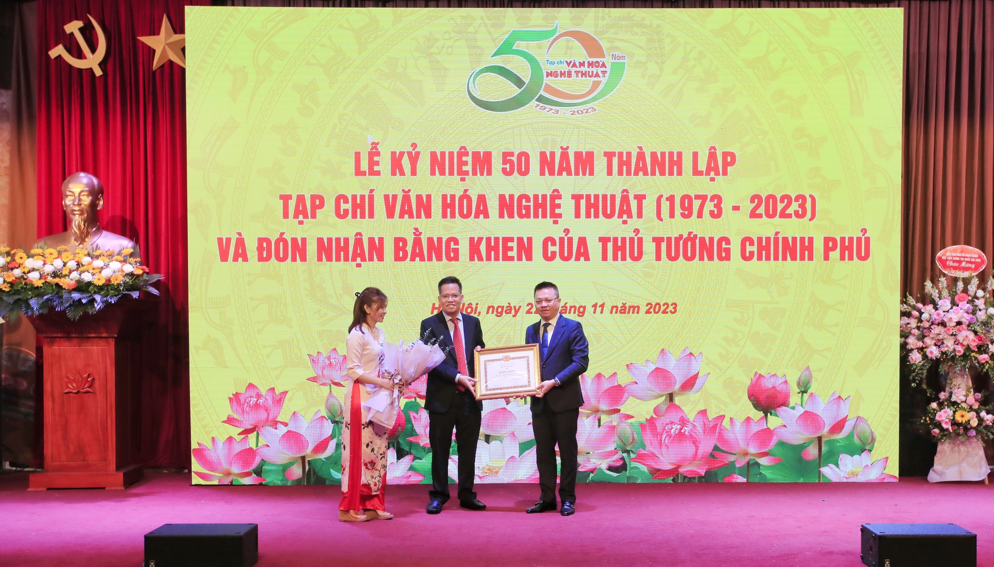 Tạp chí Văn hóa Nghệ thuật nhận Bằng khen của Thủ tướng nhân dịp kỷ niệm 50 năm thành lập - Ảnh 5.