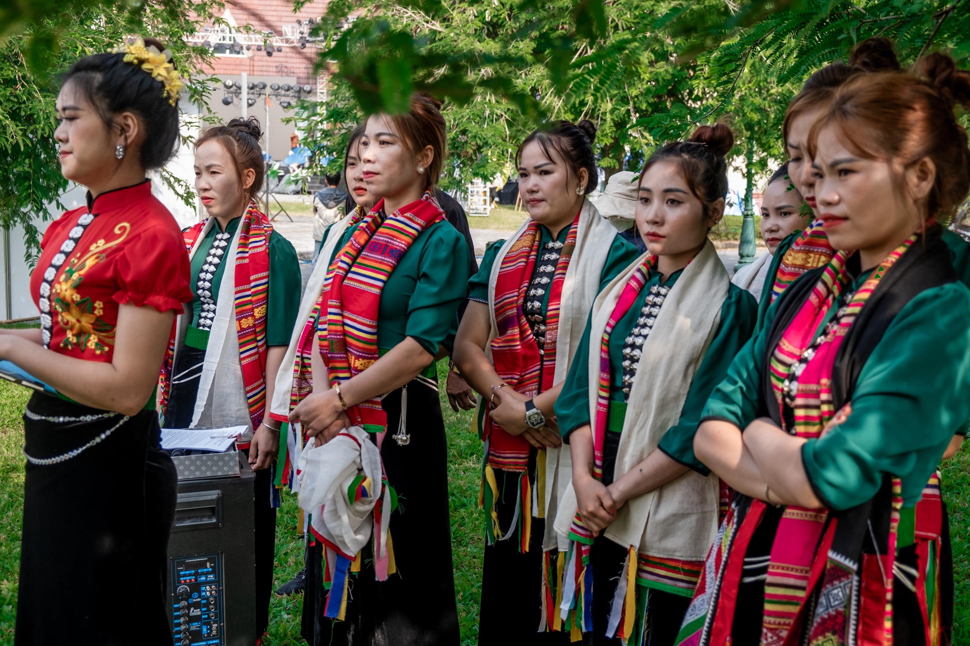 Trình diễn cây Nêu trong Tuần” Đại đoàn kết các dân tộc - Di sản Văn hoá Việt Nam” - Ảnh 6.