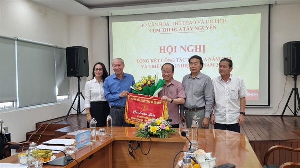 Cụm thi đua ngành VHTTDL các tỉnh Tây Nguyên tổng kết công tác thi đua năm 2023 - Ảnh 2.