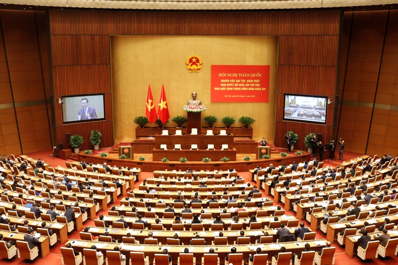 Hơn 1,44 triệu cán bộ, đảng viên nghiên cứu, học tập, quán triệt Nghị quyết Trung ương 8 - Ảnh 1.