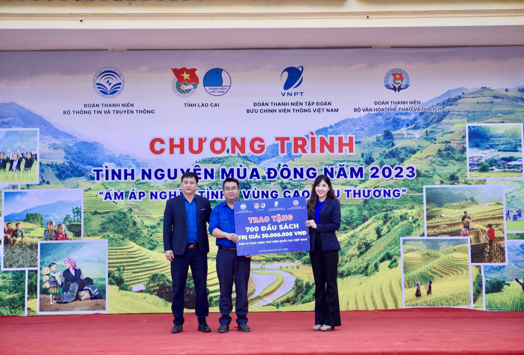 Đoàn Thanh niên Bộ VHTTDL phối hợp tổ chức Chương trình tình nguyện mùa Đông năm 2023 và Xuân tình nguyện năm 2024 tại Lào Cai - Ảnh 1.