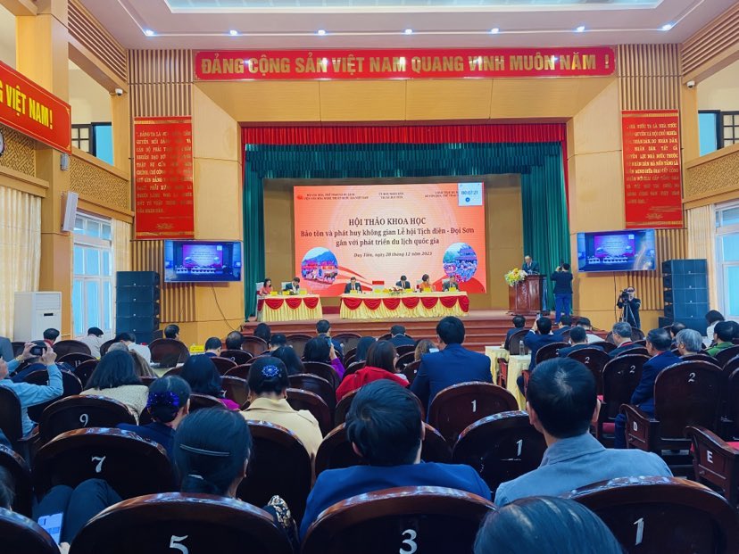 Bảo tồn và phát huy không gian Lễ hội Tịch điền- Đọi Sơn: Để di sản "sống" trong cộng đồng - Ảnh 2.