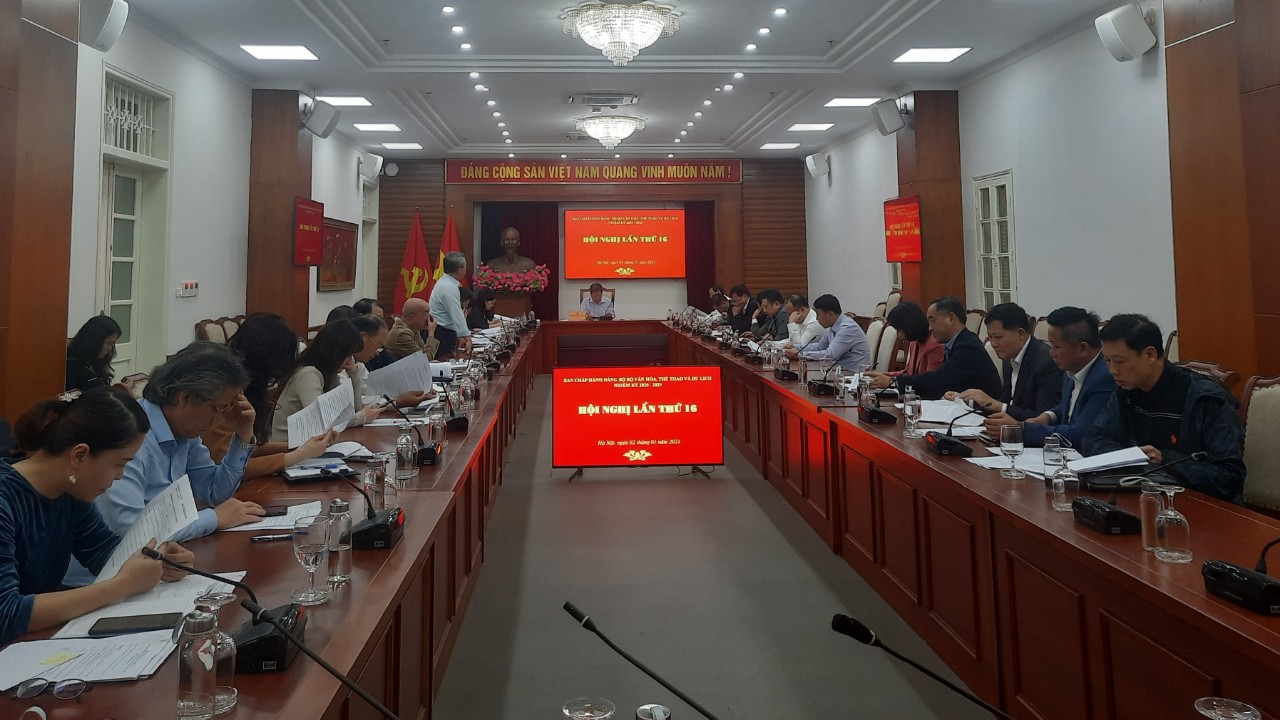 Hội nghị lần thứ 16 Ban chấp hành Đảng bộ Bộ VHTTDL - Ảnh 1.