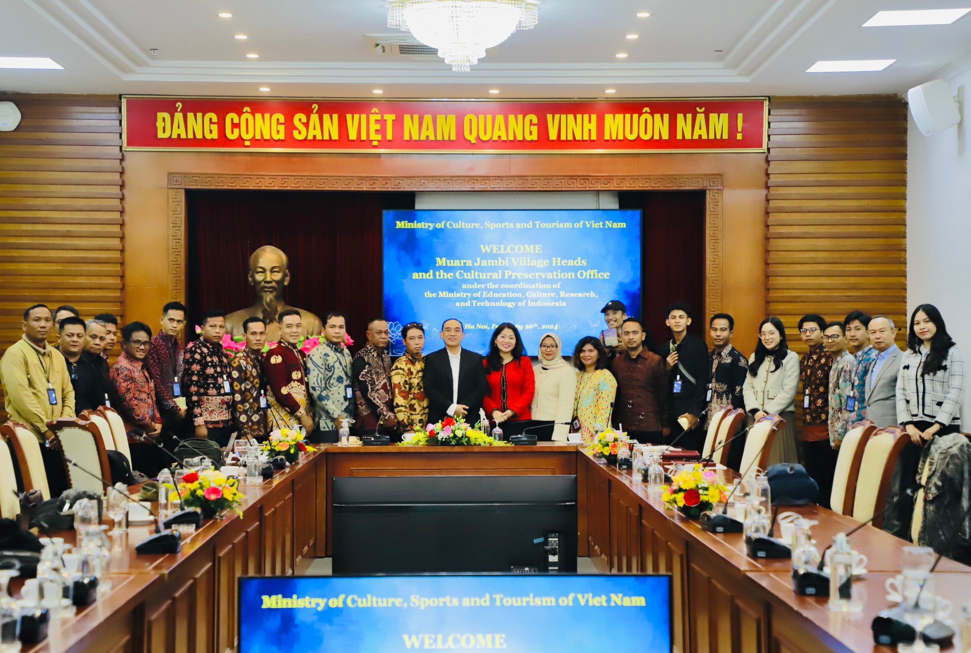 Đoàn Trưởng làng Khu Di tích Muara Jambi (Indonesia): Học hỏi Việt Nam phát huy di sản văn hoá gắn với cộng đồng - Ảnh 1.