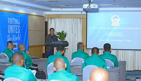 Khai mạc khoá học giám sát trọng tài Đông Nam Á năm 2024 - Ảnh 1.