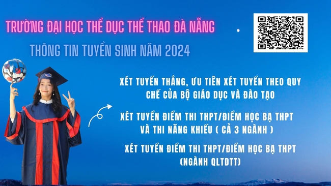Trường Đại học TDTT Đà Nẵng thông tin tuyển sinh Đại học chính quy năm 2024 - Ảnh 1.