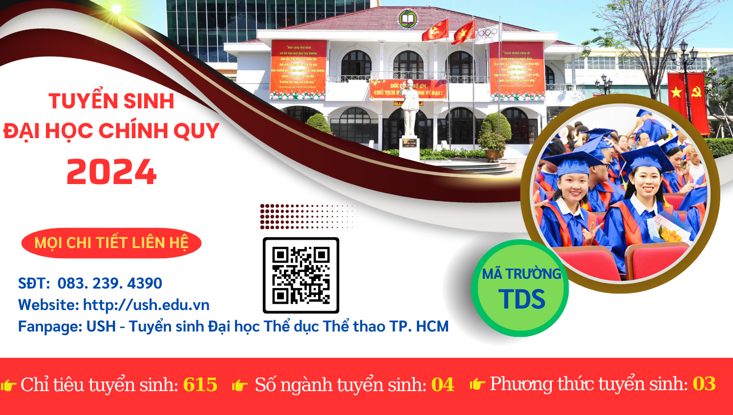 Trường ĐH Thể dục thể thao TP. Hồ Chí Minh tuyển 615 chỉ tiêu đại học chính quy đợt 1 năm 2024 - Ảnh 3.