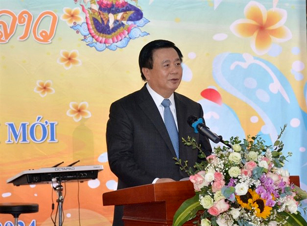 Chúc mừng Tết cổ truyền Bun Pi May năm 2024 của Lào - Ảnh 3.