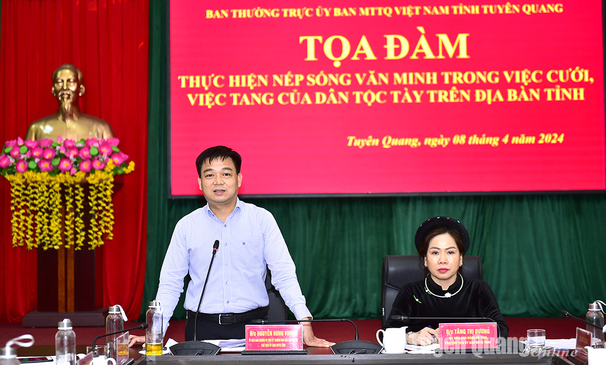 Thực hiện nếp sống văn minh trong việc cưới, việc tang của người Tày Tuyên Quang - Ảnh 1.