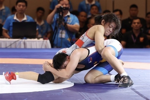 Các đô vật Việt Nam sẵn sàng bước vào tranh tài giành vé dự Olympic 2024 - Ảnh 1.