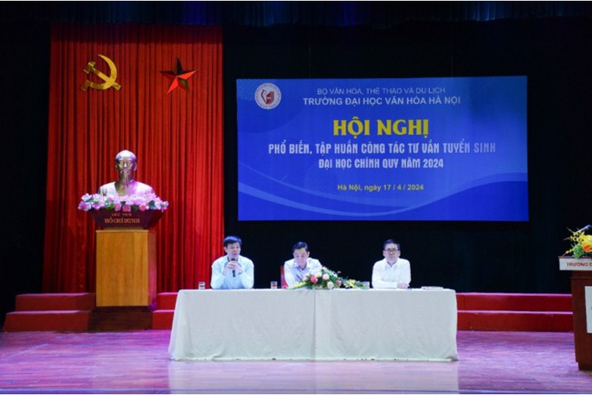 Hội nghị phổ biến, tập huấn công tác tư vấn tuyển sinh đại học chính quy năm 2024 - Ảnh 1.