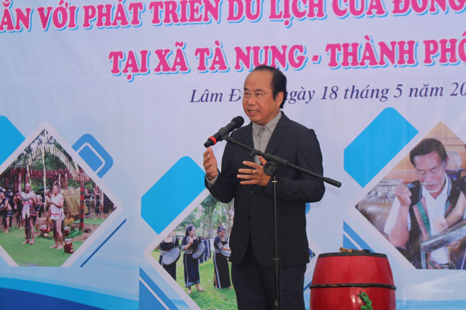 Lâm Đồng: Ra mắt mô hình văn hóa cồng chiêng gắn với phát triển du lịch của đồng bào dân tộc K’Ho  - Ảnh 2.
