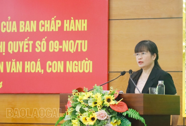 Lào Cai đạt nhiều thành tựu trong thực hiện Nghị quyết số 33 và Nghị quyết số 09 về phát triển văn hóa con người - Ảnh 6.
