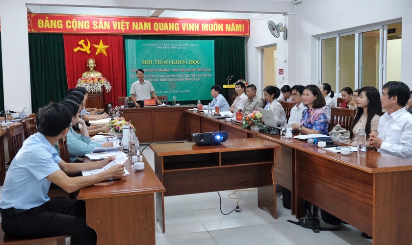 Hội thảo khoa học về thực trạng di sản Hán-Nôm trên địa bàn tỉnh Gia Lai - Ảnh 1.