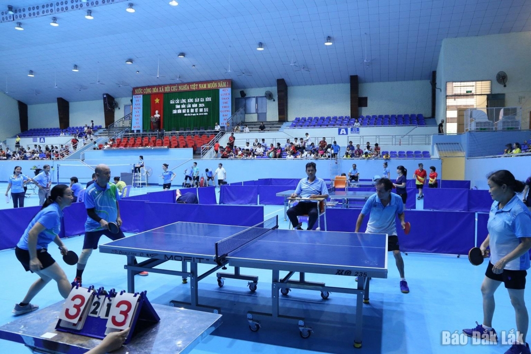 Đắk Lắk: Khởi tranh Hội thi gia đình thể thao tỉnh năm 2024 - Ảnh 1.