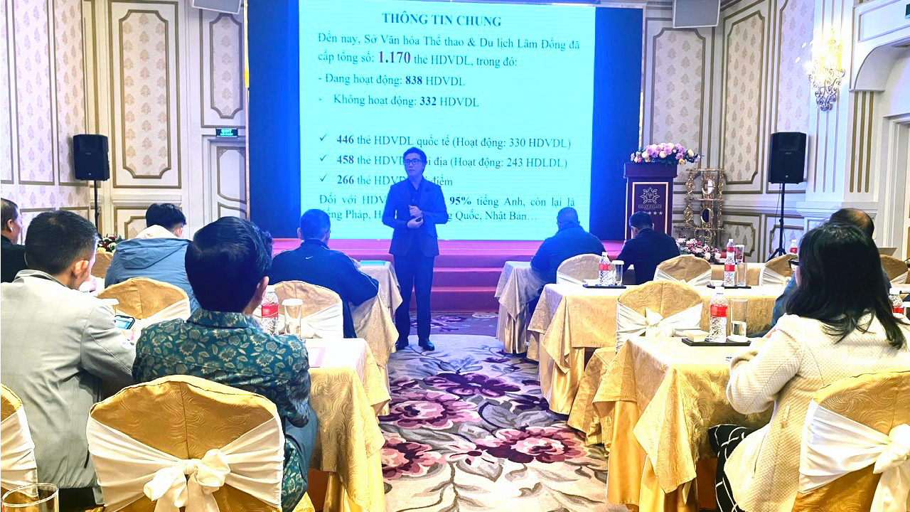 Lâm Đồng: Cập nhật kiến thức cho hướng dẫn viên du lịch nội địa và hướng dẫn viên du lịch quốc tế - Ảnh 1.