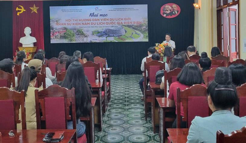 30 thí sinh tham dự Hội thi hướng dẫn viên du lịch giỏi tại Điện Biên - Ảnh 1.