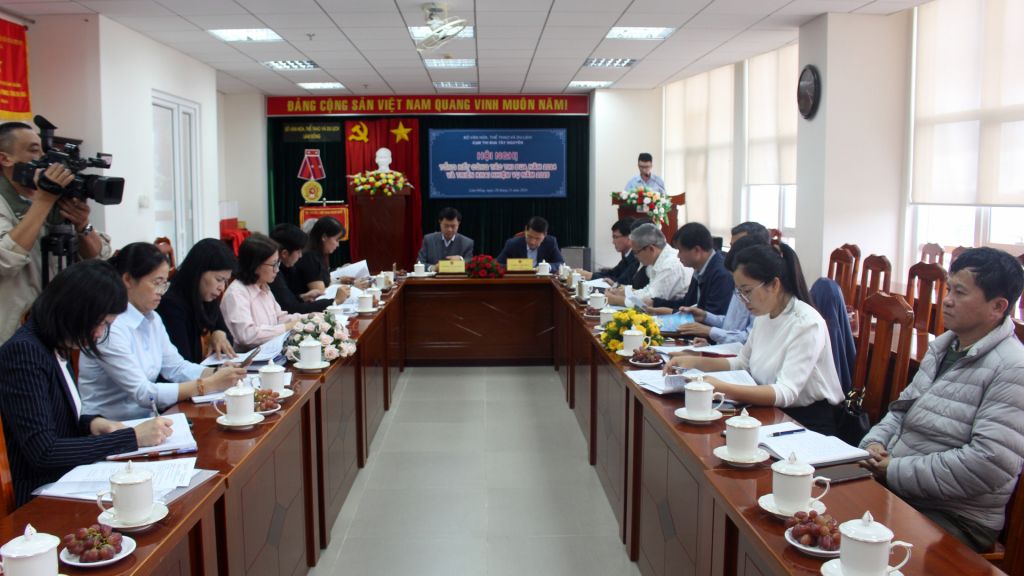 Sở Văn hóa, Thể thao và Du lịch Lâm Đồng dẫn đầu Cụm thi đua Tây Nguyên - Ảnh 1.