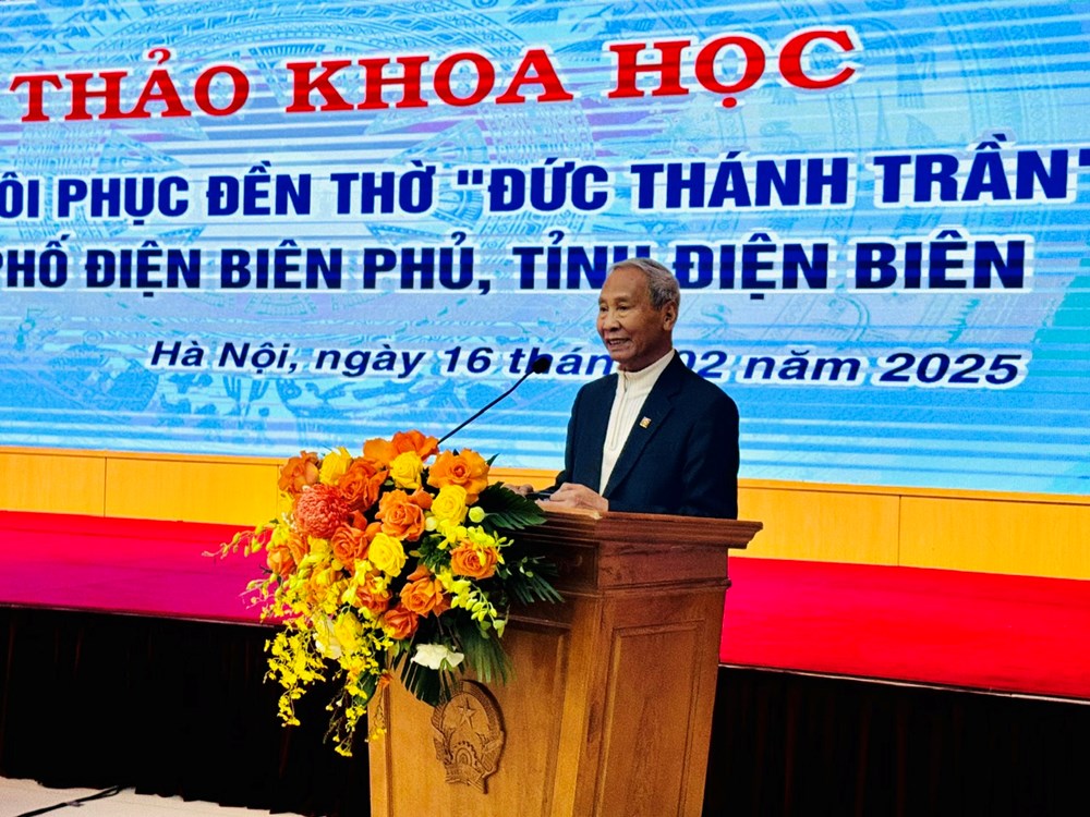 Bàn thảo việc phục hồi Đền thờ Đức Thánh Trần tại TP. Điện Biên Phủ: Cần gắn với quy hoạch di tích Chiến trường Điện Biên Phủ - Ảnh 8.