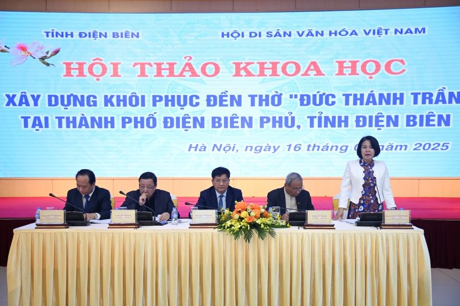 Bàn thảo việc phục hồi Đền thờ Đức Thánh Trần tại TP. Điện Biên Phủ: Cần gắn với quy hoạch di tích Chiến trường Điện Biên Phủ - Ảnh 1.
