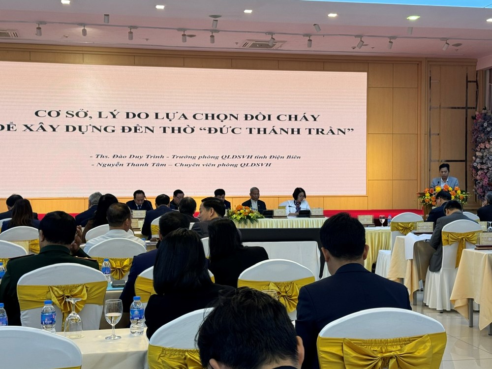 Bàn thảo việc phục hồi Đền thờ Đức Thánh Trần tại TP. Điện Biên Phủ: Cần gắn với quy hoạch di tích Chiến trường Điện Biên Phủ - Ảnh 4.