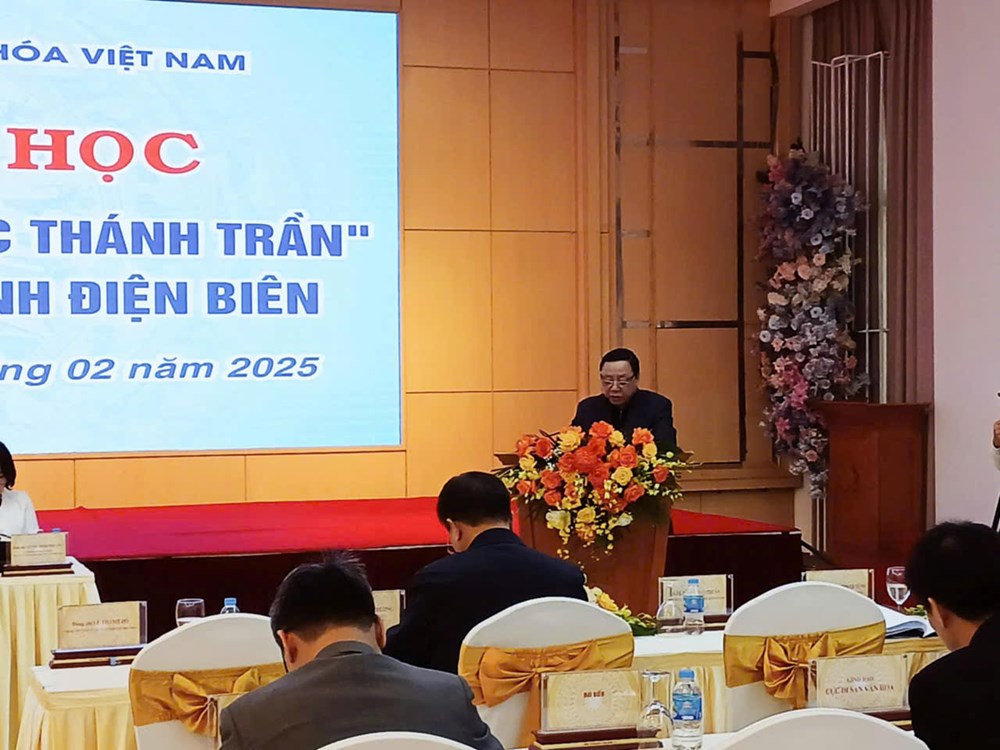 Bàn thảo việc phục hồi Đền thờ Đức Thánh Trần tại TP. Điện Biên Phủ: Cần gắn với quy hoạch di tích Chiến trường Điện Biên Phủ - Ảnh 3.