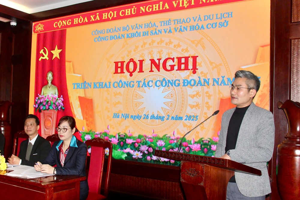 Công đoàn Khối Di sản và Văn hóa cơ sở triển khai công tác công đoàn 2025 - Ảnh 2.