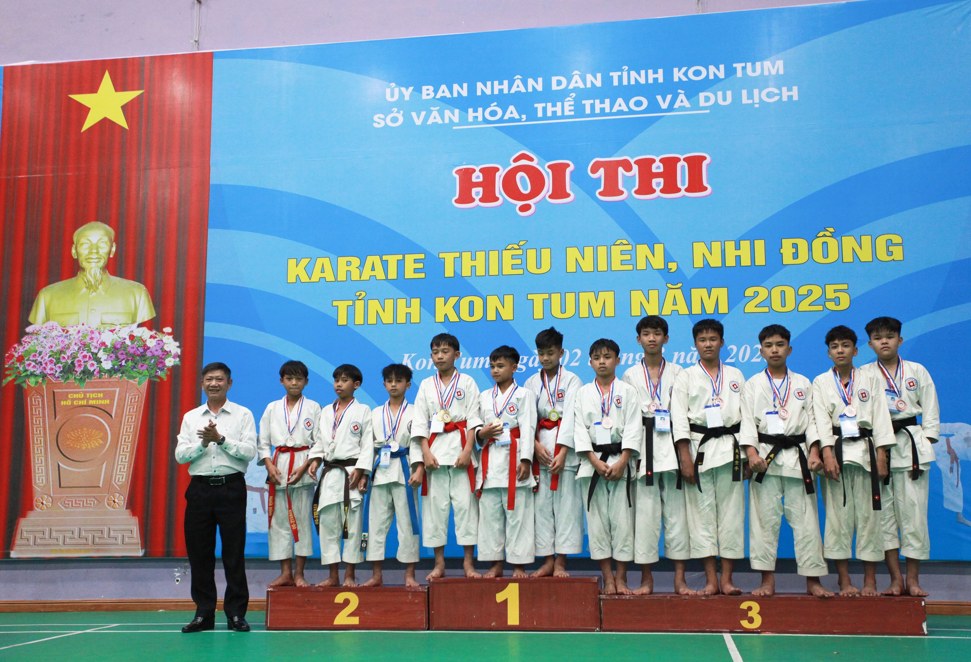 Kon Tum: Gần 240 vận động viên tham gia Hội thi Karate Thiếu niên, Nhi đồng tỉnh - Ảnh 4.