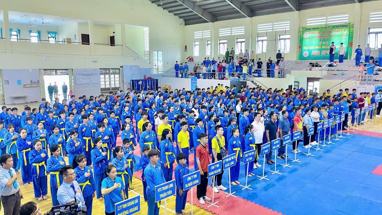 Khởi tranh Giải Vovinam học sinh Bình Thuận năm 2025 - Ảnh 1.