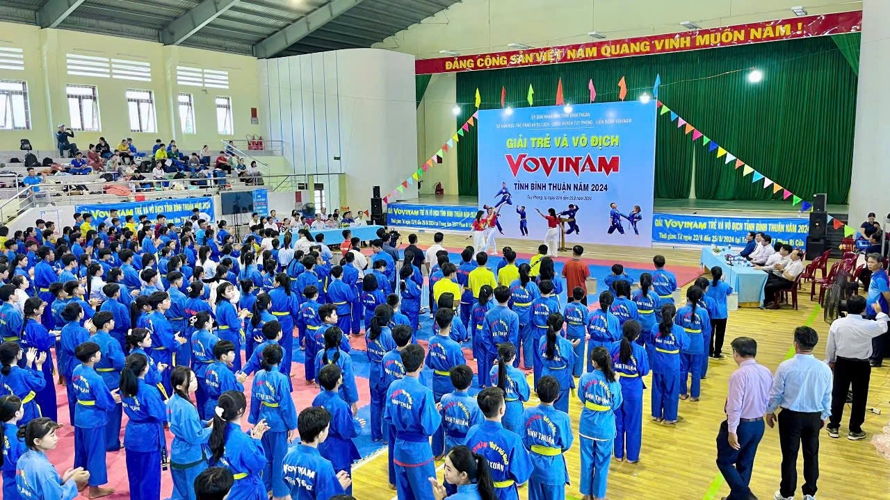 Khởi tranh Giải Vovinam học sinh Bình Thuận năm 2025 - Ảnh 2.