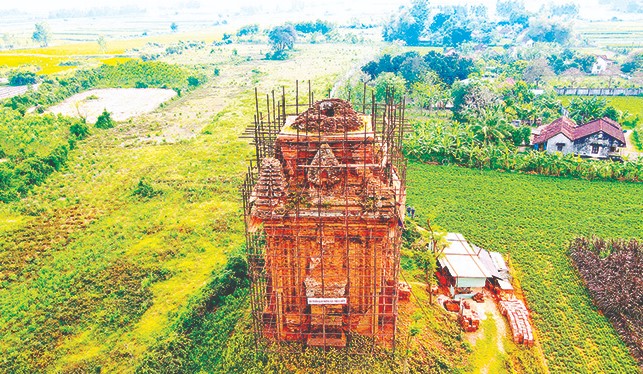 Bình Định: Tu bổ tháp Thủ Thiện - Bảo vệ di sản gắn với phục vụ du lịch - Ảnh 1.