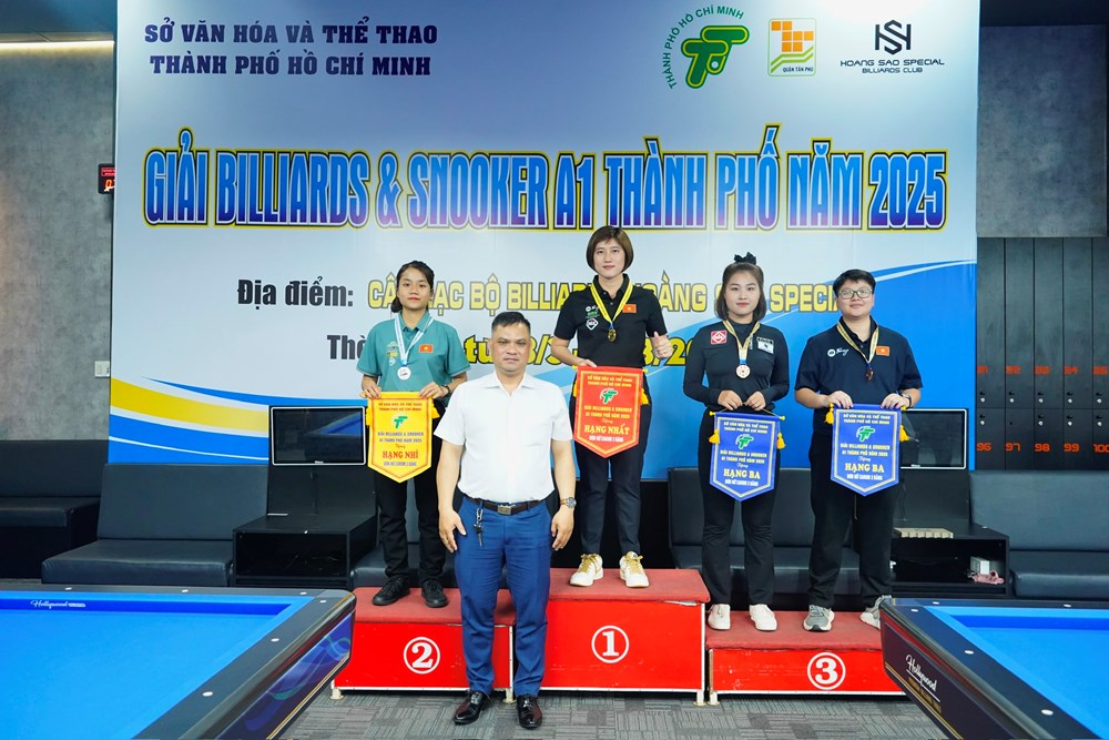 Xác định các thứ hạng tại Giải Billiards & Snooker A1 TP.HCM năm 2025 - Ảnh 2.
