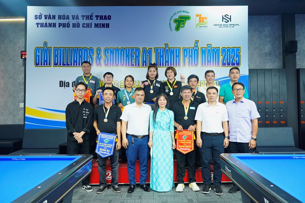 Xác định các thứ hạng tại Giải Billiards & Snooker A1 TP.HCM năm 2025 - Ảnh 3.
