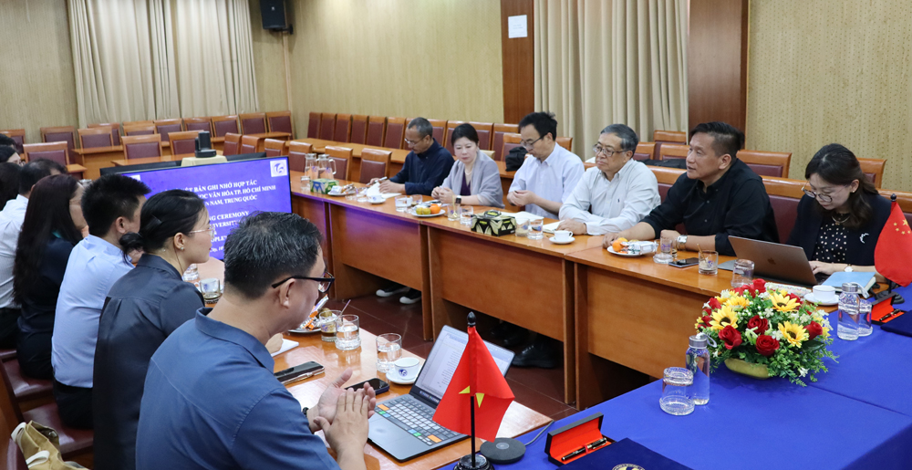 Thúc đẩy hợp tác quốc tế giữa Trường Đại học Văn hóa TP.HCM và Trường Đại học Dân tộc học và Xã hội học, Đại học Vân Nam, Trung Quốc - Ảnh 1.