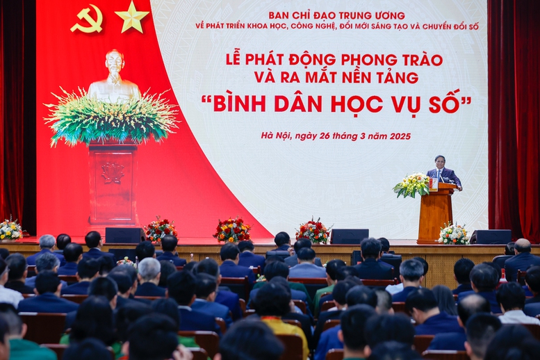 Thủ tướng phát động phong trào 'Bình dân học vụ số' toàn dân - Ảnh 3.