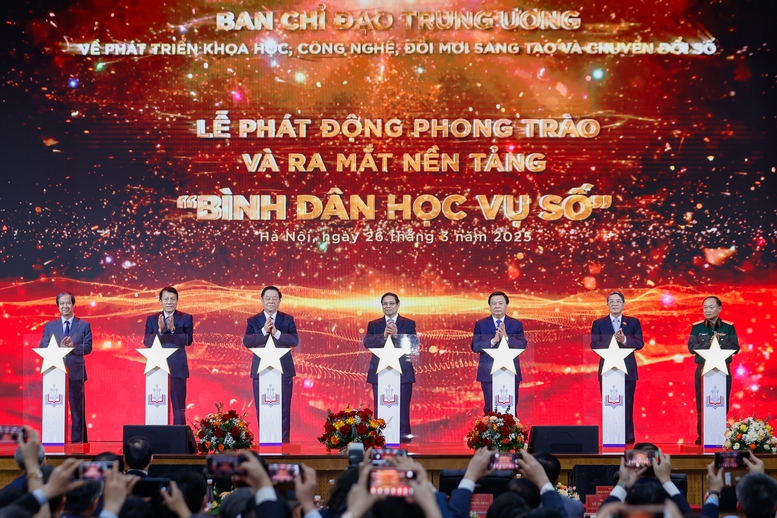 Thủ tướng phát động phong trào 'Bình dân học vụ số' toàn dân - Ảnh 1.