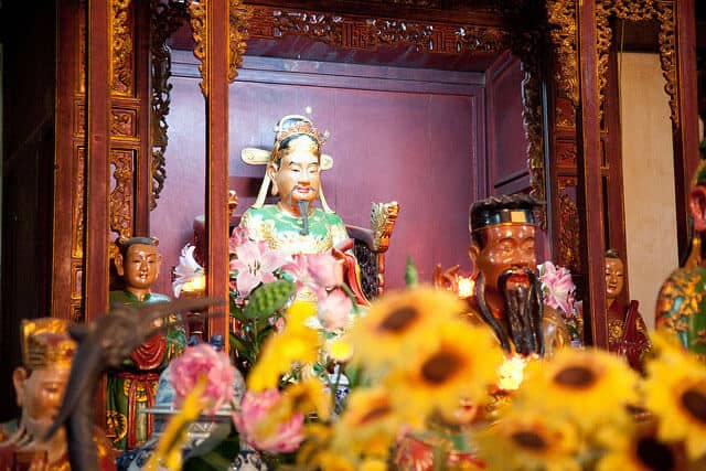 Bộ VHTTDL cho ý kiến việc phục chế tượng thờ thần Văn Xương đế quân tại di tích Đền Quán Thánh - Ảnh 1.