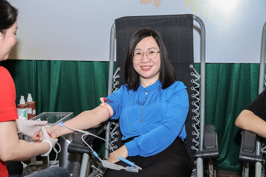 Đoàn Thanh niên Cục Du lịch Quốc gia Việt Nam tổ chức Ngày hội hiến máu tình nguyện 2025 - Ảnh 3.