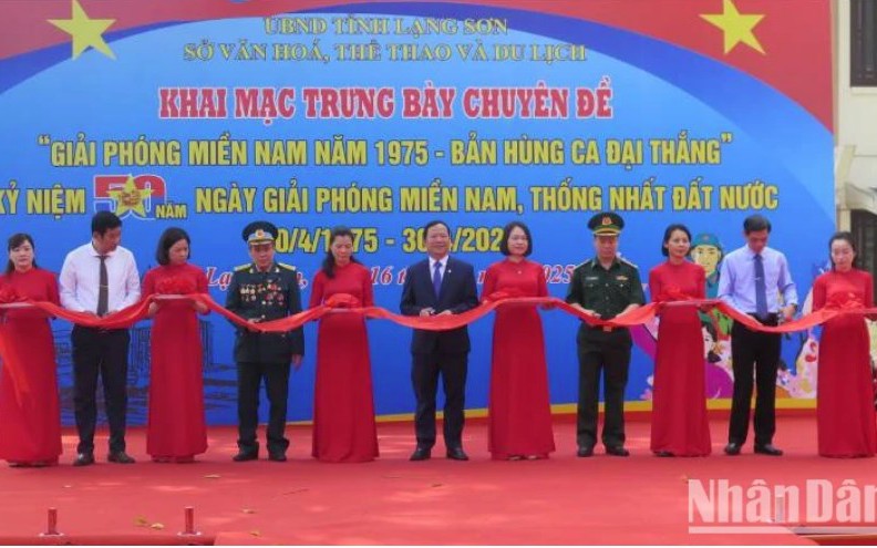 Lạng Sơn trưng bày chuyên đề “Giải phóng miền Nam năm 1975 - Bản hùng ca đại thắng”