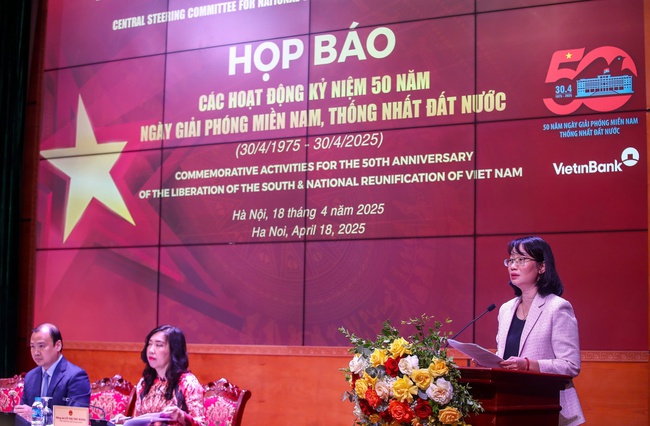 Họp báo trong nước và quốc tế về các hoạt động kỷ niệm 50 năm Ngày Giải phóng miền Nam, thống nhất đất nước - Ảnh 3.