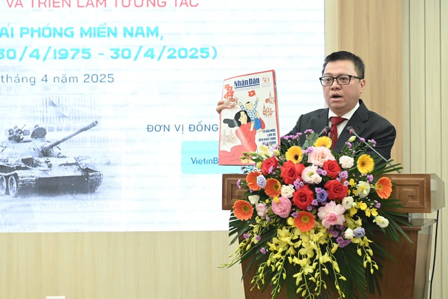 Công bố đợt truyền thông đặc biệt chào mừng 50 năm ngày Giải phóng miền nam, thống nhất đất nước của báo Nhân Dân - Ảnh 2.