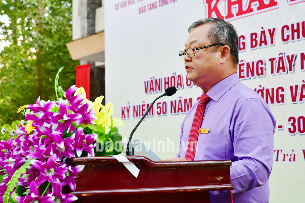Trà Vinh: Khai mạc triển lãm “Văn hóa Cồng chiêng Tây Nguyên - Xưa và nay” - Ảnh 3.