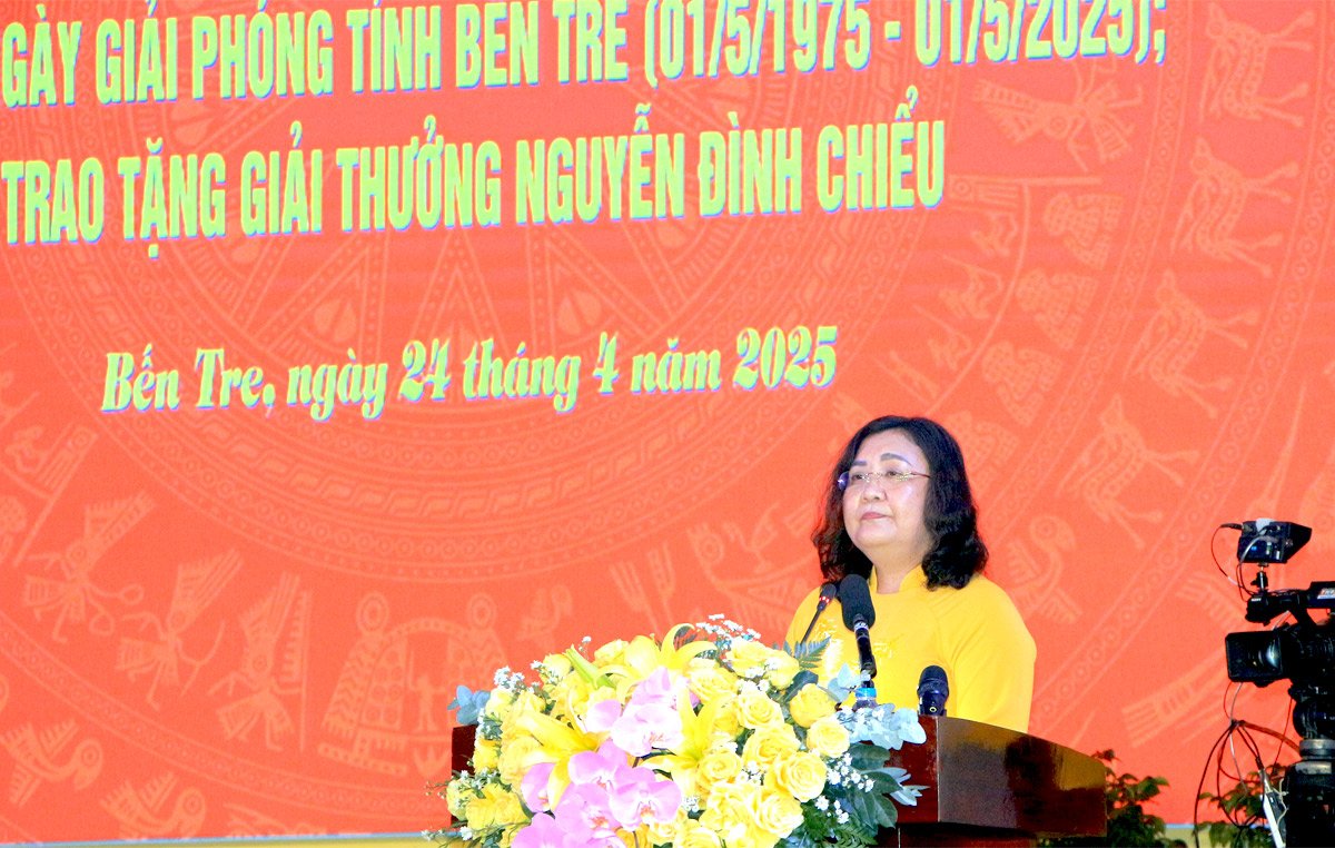 Bến Tre kỷ niệm 50 năm Ngày giải phóng miền Nam, thống nhất đất nước, 50 năm Ngày giải phóng tỉnh Bến Tre - Ảnh 3.