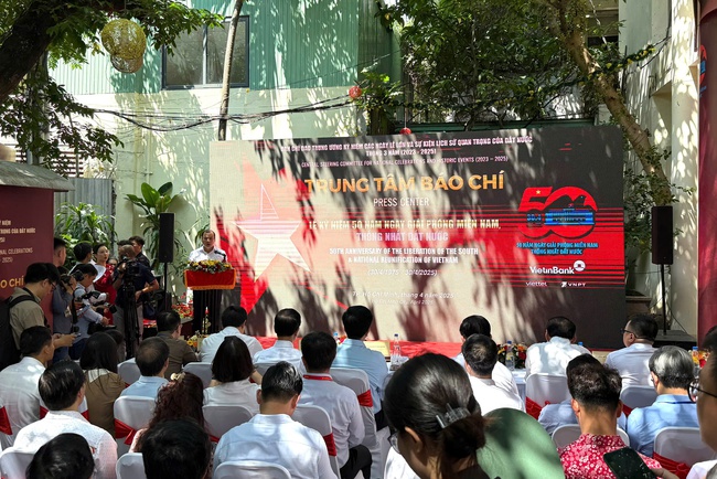 Khai trương Trung tâm Báo chí tuyên truyền các hoạt động Kỷ niệm 50 năm Ngày Giải phóng miền Nam, thống nhất đất nước - Ảnh 1.